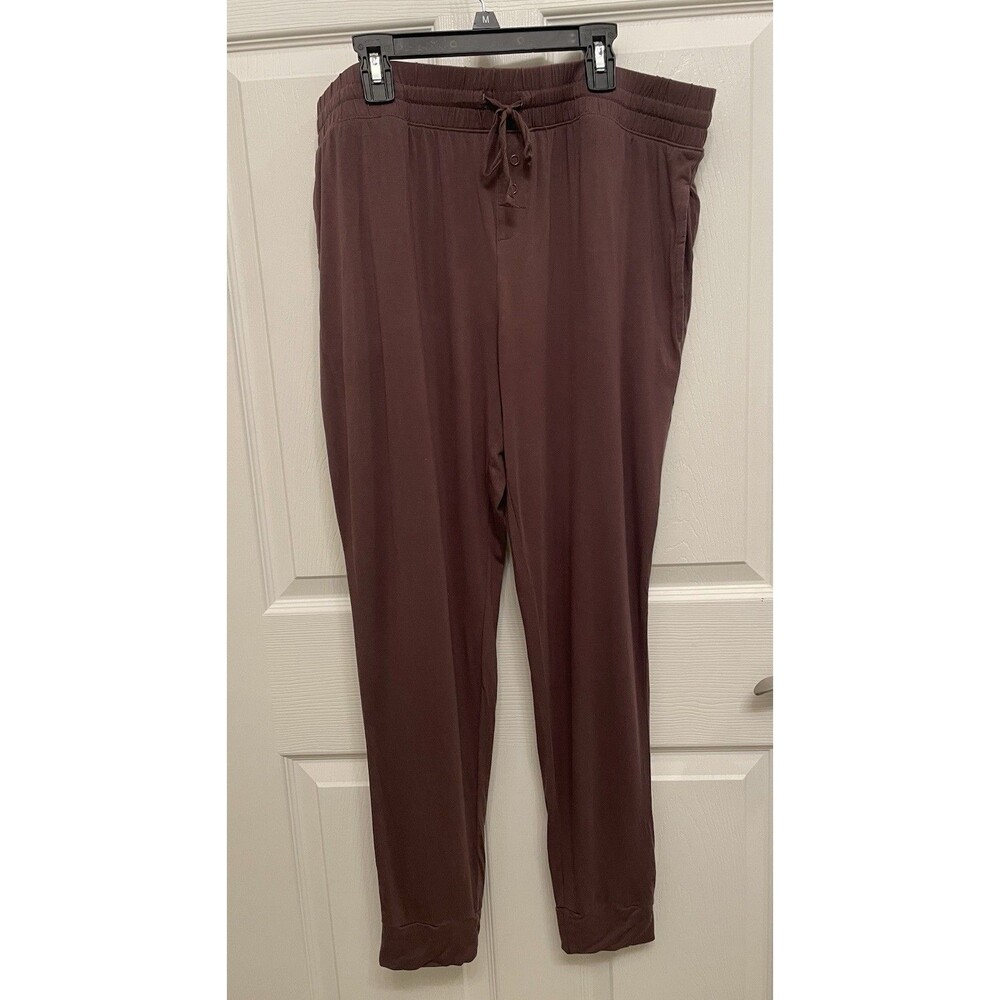Little Sleepies Womens Large Loungewear Pajama Pants Bamboo Dark Chocolate - Picture 4 of 6